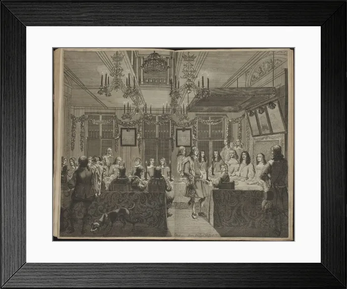 Framed Print : Relation en Forme de Journal du Voyage et Sejour que le Serenissime et Tres-Puissant... 1660. Creators: Sir William Lower, Cornelis van Dalen I Framed Print : Relation en Forme de Journal du Voyage et Sejour que le Serenissime et Tres-Puissant... 1660. Creators: Sir William Lower, Cornelis van Dalen I