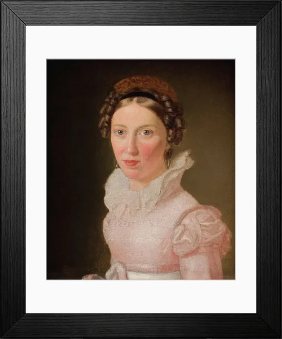 Framed Print : Suzanne Juel. The Artist's Sister-in-Law and later to Become his Third Wife, 1823. Creator: CW Eckersberg Framed Print : Suzanne Juel. The Artist's Sister-in-Law and later to Become his Third Wife, 1823. Creator: CW Eckersberg