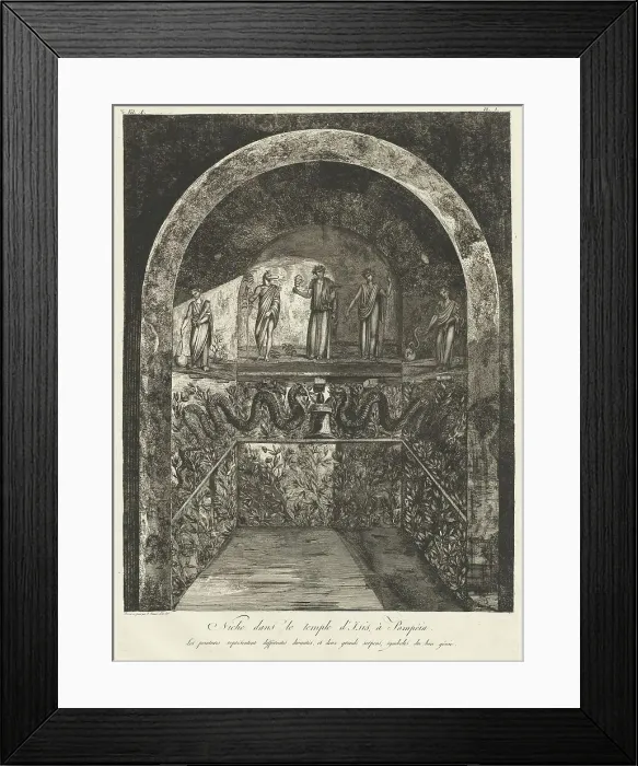Framed Print : Antiquites de la Grande-Grece (volume I), published 1804. Creators: Francesco Piranesi, Giovanni Battista Piranesi Framed Print : Antiquites de la Grande-Grece (volume I), published 1804. Creators: Francesco Piranesi, Giovanni Battista Piranesi