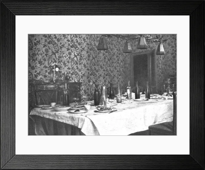 Framed Print : Nos Chateaux au Pillage; Quelques aspects du Chateau du Gue a Tresmes, pres de Congis, 1914. Creator: Unknown Framed Print : Nos Chateaux au Pillage; Quelques aspects du Chateau du Gue a Tresmes, pres de Congis, 1914. Creator: Unknown