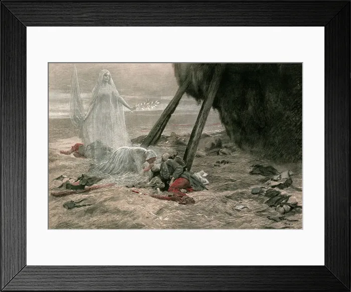 Framed Print : Derniere Vision, 1914. Creator: Georges Bertin Scott Framed Print : Derniere Vision, 1914. Creator: Georges Bertin Scott