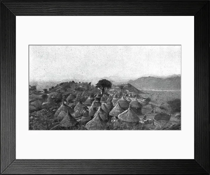 Framed Print : Dans le Cameroun Nord: les fameuses positions du Mandara, ou le capitaine von Raben... 1916. Creator: Unknown Framed Print : Dans le Cameroun Nord: les fameuses positions du Mandara, ou le capitaine von Raben... 1916. Creator: Unknown