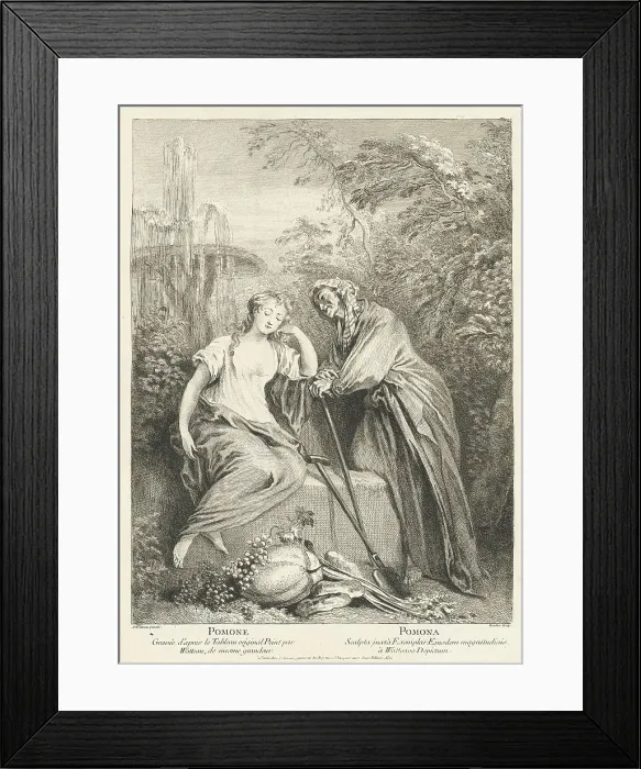 Framed Print : L'oeuvre d'Antoine Watteau (volume I), c. 1740. Creator: Various Artists after Antoine Watteau Framed Print : L'oeuvre d'Antoine Watteau (volume I), c. 1740. Creator: Various Artists after Antoine Watteau