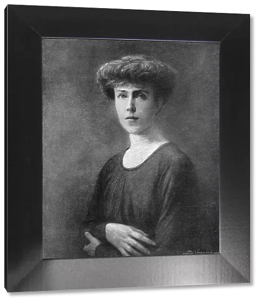 Une Reine; Elisabeth, Reine de Belges, 1914. Creator: J Simont
