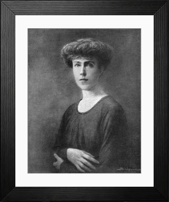 Framed Print : Une Reine; Elisabeth, Reine de Belges, 1914. Creator: J Simont Framed Print : Une Reine; Elisabeth, Reine de Belges, 1914. Creator: J Simont