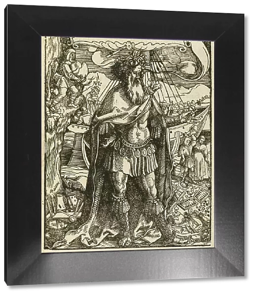 OUTIS NEMO, 1518. Creators: Hans Weiditz, Ulrich von Hutten