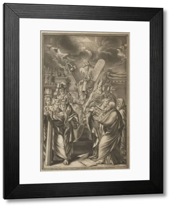 Framed Print : Biblia Ectypa (Pictorial Bible), 1695. Creators: Johann Christoph Weigel, Elias Christoph Heiss, Johann Jakob von Sandrart Framed Print : Biblia Ectypa (Pictorial Bible), 1695. Creators: Johann Christoph Weigel, Elias Christoph Heiss, Johann Jakob von Sandrart