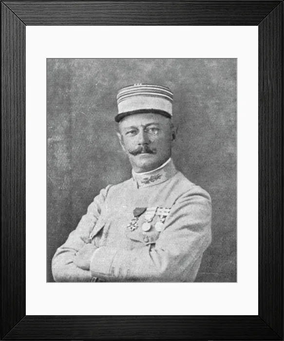 Framed Print : Une Citation Touchante; Le colonel Priou, 1916. Creator: Unknown Framed Print : Une Citation Touchante; Le colonel Priou, 1916. Creator: Unknown