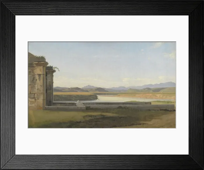 Framed Print : View from the Fontana Acetosa, Rome;View of the Fontana Acetosa, 1814-1816. Creator: CW Eckersberg Framed Print : View from the Fontana Acetosa, Rome;View of the Fontana Acetosa, 1814-1816. Creator: CW Eckersberg