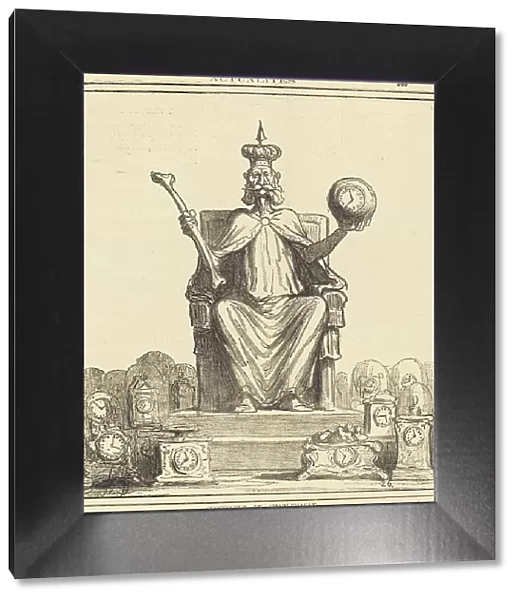 Successeur de Charlemagne, 1871. Creator: Honore Daumier