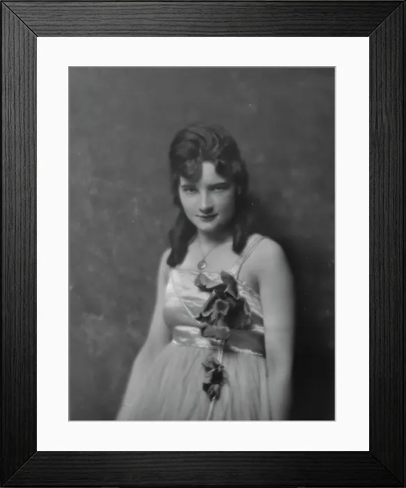 Framed Print : Glover, Maziebell, Miss, portrait photograph, 1917 Nov. 3. Creator: Arnold Genthe Framed Print : Glover, Maziebell, Miss, portrait photograph, 1917 Nov. 3. Creator: Arnold Genthe