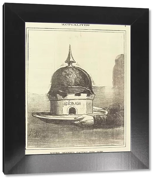 Notre dernier gateau des rois, 1872. Creator: Honore Daumier