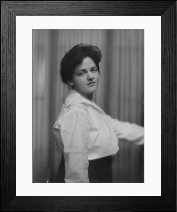 Framed Print : Goetter, Lois, Miss, portrait photograph, 1916. Creator: Arnold Genthe Framed Print : Goetter, Lois, Miss, portrait photograph, 1916. Creator: Arnold Genthe