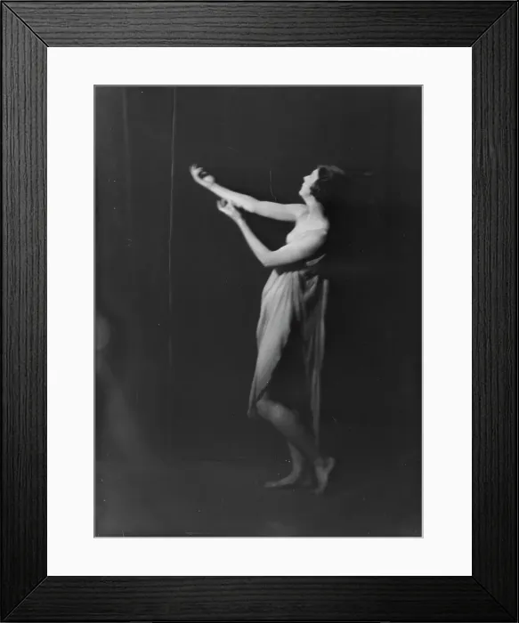 Framed Print : Florence Noyes dancers, between 1915 and 1918. Creator: Arnold Genthe Framed Print : Florence Noyes dancers, between 1915 and 1918. Creator: Arnold Genthe