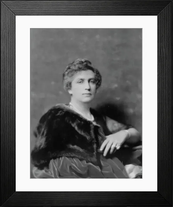 Framed Print : Goldman, Henry, Mrs. portrait photograph, 1917 May 19. Creator: Arnold Genthe Framed Print : Goldman, Henry, Mrs. portrait photograph, 1917 May 19. Creator: Arnold Genthe