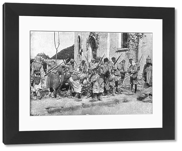 Scenes de Guerre; Les Marocains vainqueurs, 1914. Creator: Unknown