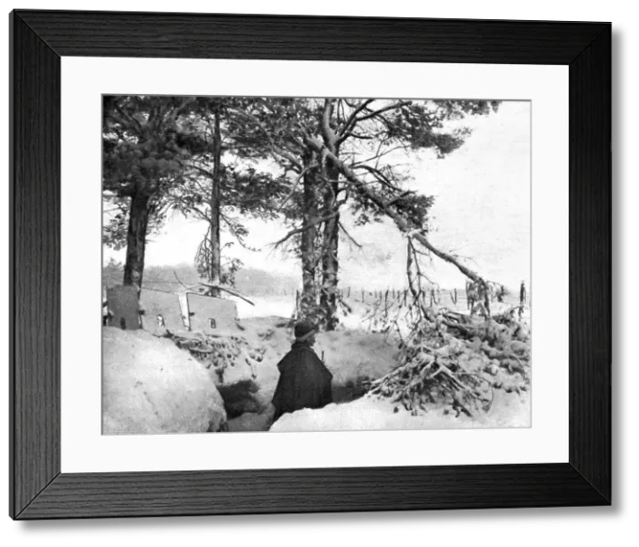 Framed Print : En Foret D'Argonne; A deux cents metres des tranchees allemandes, 1915. Creator: Unknown Framed Print : En Foret D'Argonne; A deux cents metres des tranchees allemandes, 1915. Creator: Unknown