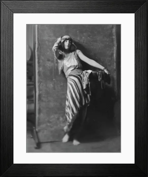 Framed Print : Fontaine, Miss, 1916 Feb. 2. Creator: Arnold Genthe Framed Print : Fontaine, Miss, 1916 Feb. 2. Creator: Arnold Genthe