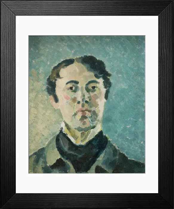Framed Print : Self-Portrait, 1907. Creator: Harald Giersing Framed Print : Self-Portrait, 1907. Creator: Harald Giersing