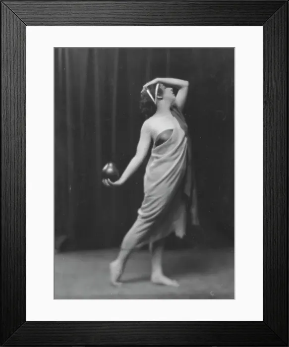 Framed Print : Gaderhoff, Lovena, Miss, 1916. Creator: Arnold Genthe Framed Print : Gaderhoff, Lovena, Miss, 1916. Creator: Arnold Genthe