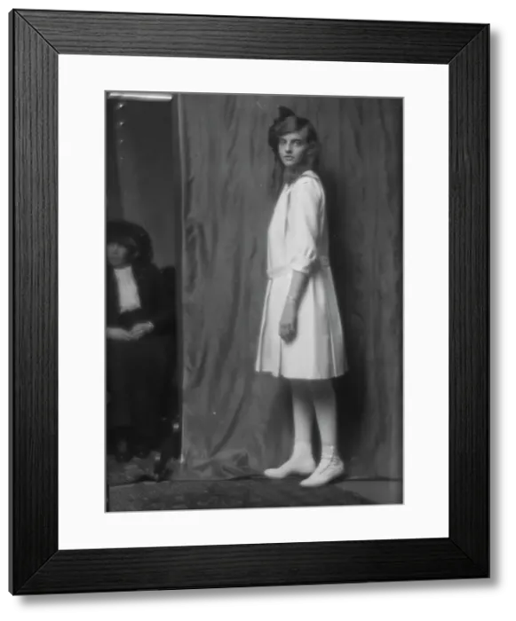 Framed Print : Graves, Antoinette, Miss, portrait photograph, 1913. Creator: Arnold Genthe Framed Print : Graves, Antoinette, Miss, portrait photograph, 1913. Creator: Arnold Genthe
