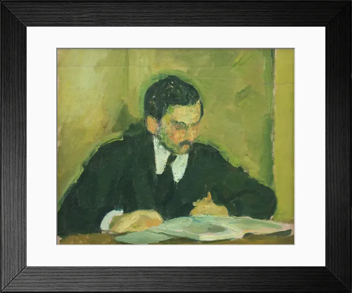 Framed Print : The Painter Ernst Goldschmidt, 1915. Creator: Harald Giersing Framed Print : The Painter Ernst Goldschmidt, 1915. Creator: Harald Giersing