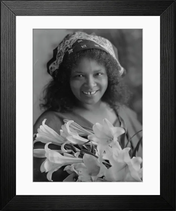 Framed Print : Greenwood, Minnie, Miss, portrait photograph, 1913. Creator: Arnold Genthe Framed Print : Greenwood, Minnie, Miss, portrait photograph, 1913. Creator: Arnold Genthe