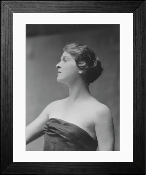 Framed Print : Katzenbaum, Claire, Miss, portrait photograph, 1916. Creator: Arnold Genthe Framed Print : Katzenbaum, Claire, Miss, portrait photograph, 1916. Creator: Arnold Genthe