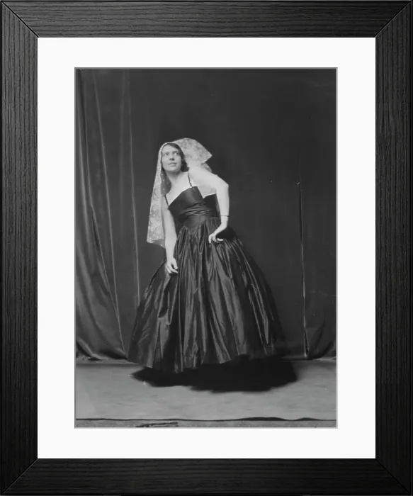 Framed Print : Korty, Madame, 1917 Apr. 17. Creator: Arnold Genthe Framed Print : Korty, Madame, 1917 Apr. 17. Creator: Arnold Genthe