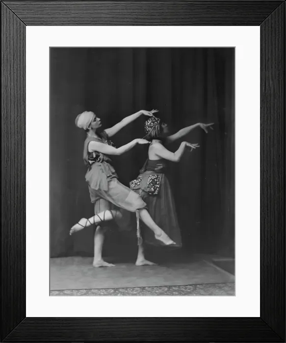 Framed Print : Maitland, Miss, and Miss Knight, 1915 July 9. Creator: Arnold Genthe Framed Print : Maitland, Miss, and Miss Knight, 1915 July 9. Creator: Arnold Genthe