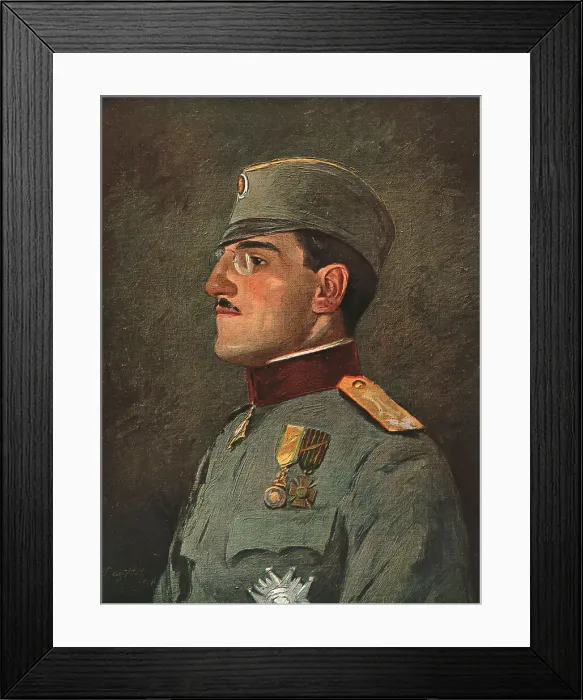 Framed Print : Le Prince Alexandre de Serbie, 1916. Creator: Vladimir Betzitch Framed Print : Le Prince Alexandre de Serbie, 1916. Creator: Vladimir Betzitch