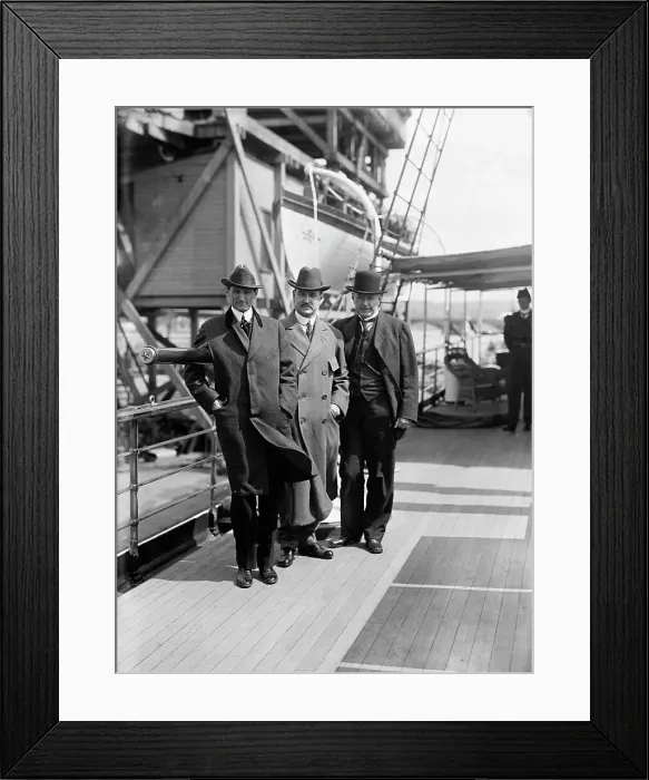 Framed Print : William Gibbs McAdoo, David Franklin Houston, Albert Sidney Burleson, Target Practice, 1913. Creator: Harris & Ewing. William Gibbs McAdoo, David Franklin Houston, Albert Sidney Burleson, Target Practice, 1913. Creator: Harris & Ewing Framed Print : William Gibbs McAdoo, David Franklin Houston, Albert Sidney Burleson, Target Practice, 1913. Creator: Harris & Ewing. William Gibbs McAdoo, David Franklin Houston, Albert Sidney Burleson, Target Practice, 1913. Creator: Harris & Ewing