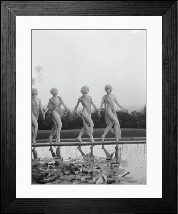 Framed Print : Marion Morgan dancers, between 1914 and 1927. Creator: Arnold Genthe