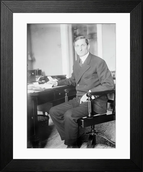 Framed Print : William Gibbs McAdoo, Secretary of The Treasury, at Desk, 1913. Creator: Harris & Ewing. William Gibbs McAdoo, Secretary of The Treasury, at Desk, 1913. Creator: Harris & Ewing Framed Print : William Gibbs McAdoo, Secretary of The Treasury, at Desk, 1913. Creator: Harris & Ewing. William Gibbs McAdoo, Secretary of The Treasury, at Desk, 1913. Creator: Harris & Ewing