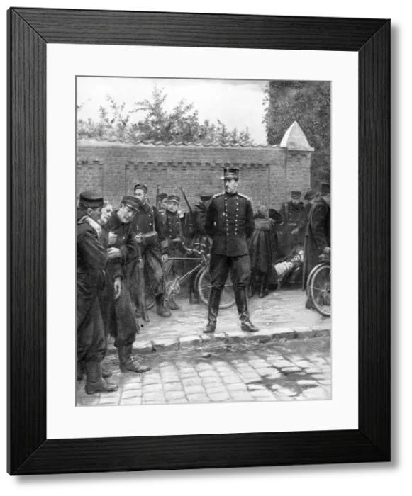 Framed Print : Le Roi-Soldat; Albert I. Roi des Belges, 1914. Creator: J Simont Framed Print : Le Roi-Soldat; Albert I. Roi des Belges, 1914. Creator: J Simont