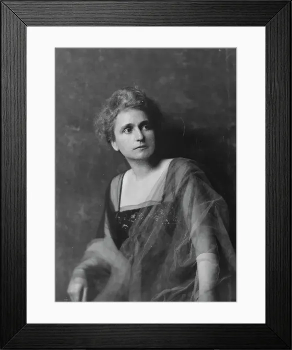 Framed Print : Hagemeyer, F. Mrs. portrait photograph, 1916 Mar. 15. Creator: Arnold Genthe Framed Print : Hagemeyer, F. Mrs. portrait photograph, 1916 Mar. 15. Creator: Arnold Genthe