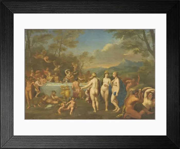 Framed Print : A Gathering of Gods, 1657-1705. Creator: Johannes van Haensbergen Framed Print : A Gathering of Gods, 1657-1705. Creator: Johannes van Haensbergen