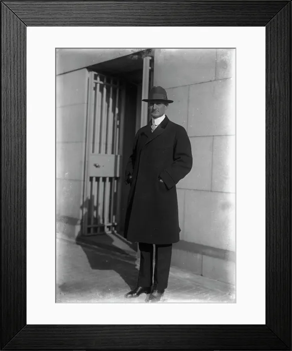 Framed Print : William Gibbs McAdoo, Secretary of The Treasury, 1914. Creator: Harris & Ewing. William Gibbs McAdoo, Secretary of The Treasury, 1914. Creator: Harris & Ewing Framed Print : William Gibbs McAdoo, Secretary of The Treasury, 1914. Creator: Harris & Ewing. William Gibbs McAdoo, Secretary of The Treasury, 1914. Creator: Harris & Ewing