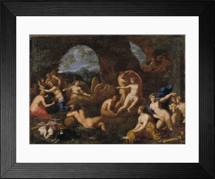 Framed Print : Diana and Callisto, 1657-1705. Creator: Johannes van Haensbergen Framed Print : Diana and Callisto, 1657-1705. Creator: Johannes van Haensbergen