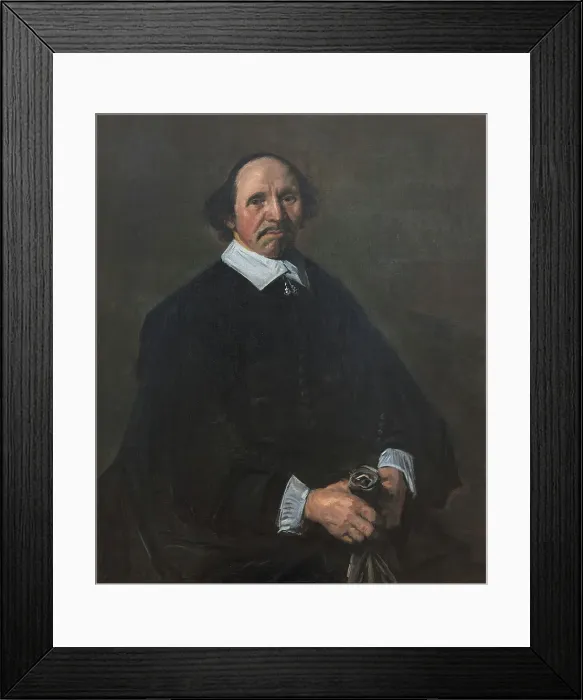 Framed Print : Portrait of a Man, 1655-1660. Creator: Frans Hals Framed Print : Portrait of a Man, 1655-1660. Creator: Frans Hals