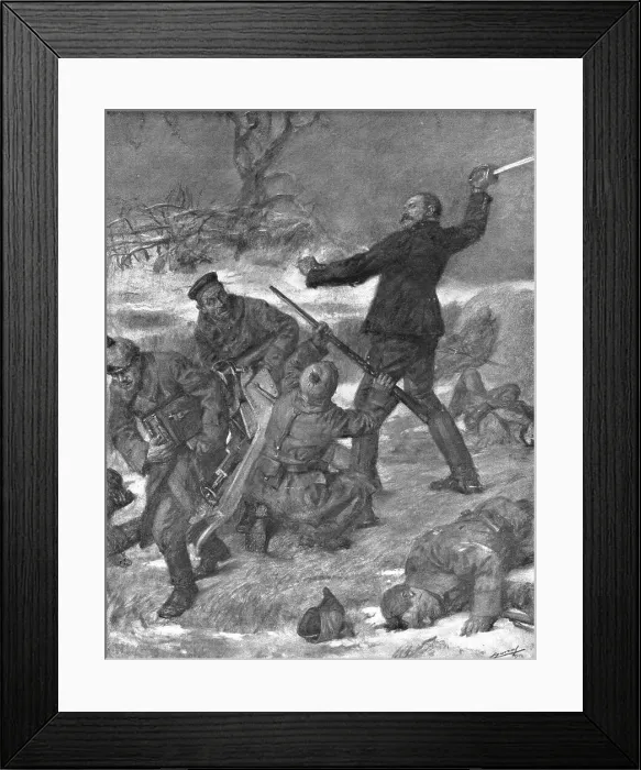 Framed Print : Nos cavaliers a Pied; un beau sabreur, 1914 Creator: Lucien Jonas Framed Print : Nos cavaliers a Pied; un beau sabreur, 1914 Creator: Lucien Jonas