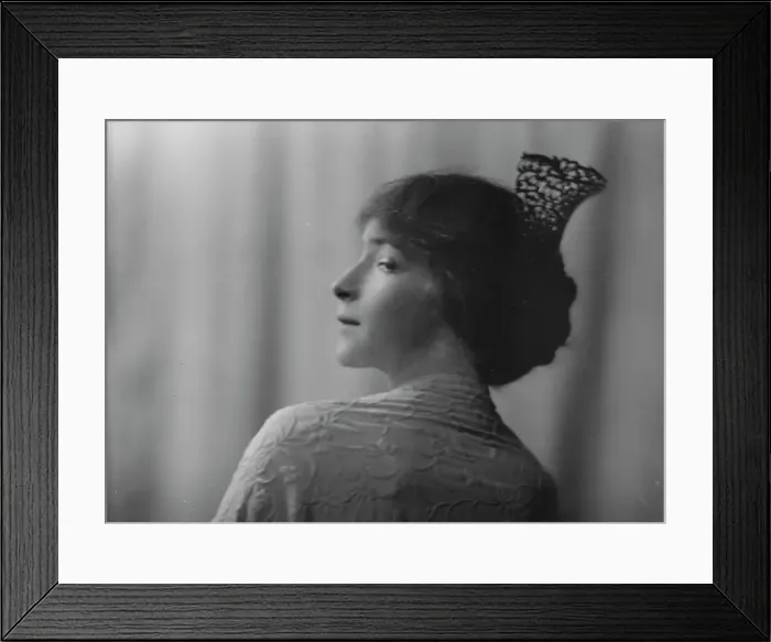 Framed Print : Morgan, Miss, portrait photograph, 1916 Feb. 13. Creator: Arnold Genthe Framed Print : Morgan, Miss, portrait photograph, 1916 Feb. 13. Creator: Arnold Genthe