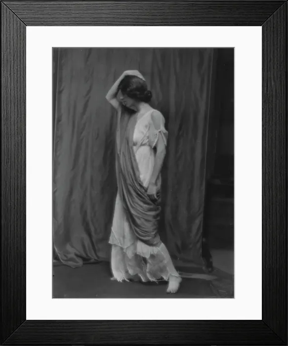 Framed Print : Morton, Isabella, Miss, 1913 Feb. 5. Creator: Arnold Genthe Framed Print : Morton, Isabella, Miss, 1913 Feb. 5. Creator: Arnold Genthe