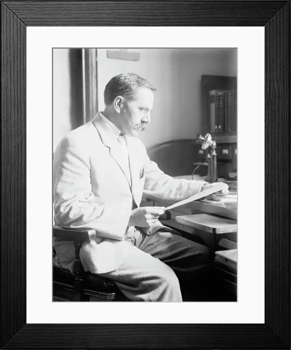 Framed Print : Charles Frederick Marvin, Chief, Weather Bureau, 1913. Creator: Harris & Ewing. Charles Frederick Marvin, Chief, Weather Bureau, 1913. Creator: Harris & Ewing Framed Print : Charles Frederick Marvin, Chief, Weather Bureau, 1913. Creator: Harris & Ewing. Charles Frederick Marvin, Chief, Weather Bureau, 1913. Creator: Harris & Ewing