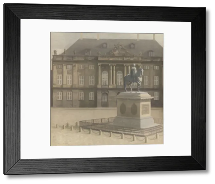 Framed Print : Amalienborg Square, Copenhagen, 1896. Creator: Vilhelm Hammershøi Framed Print : Amalienborg Square, Copenhagen, 1896. Creator: Vilhelm Hammershøi