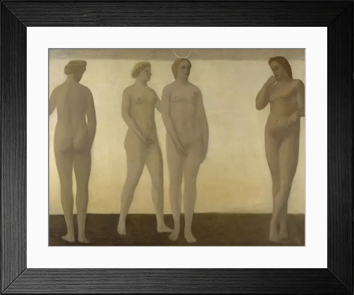 Framed Print : Artemis, 1893-1894. Creator: Vilhelm Hammershøi Framed Print : Artemis, 1893-1894. Creator: Vilhelm Hammershøi