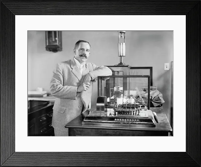 Framed Print : Charles Frederick Marvin, Chief, Weather Bureau, 1913. Creator: Harris & Ewing. Charles Frederick Marvin, Chief, Weather Bureau, 1913. Creator: Harris & Ewing Framed Print : Charles Frederick Marvin, Chief, Weather Bureau, 1913. Creator: Harris & Ewing. Charles Frederick Marvin, Chief, Weather Bureau, 1913. Creator: Harris & Ewing