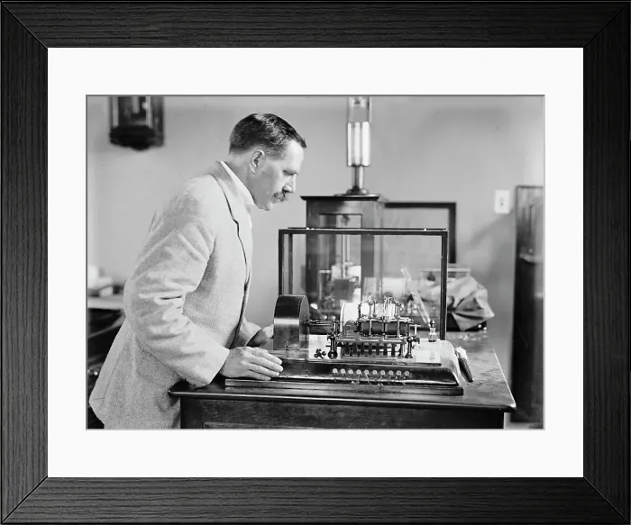 Framed Print : Charles Frederick Marvin, Chief, Weather Bureau, 1913. Creator: Harris & Ewing. Charles Frederick Marvin, Chief, Weather Bureau, 1913. Creator: Harris & Ewing Framed Print : Charles Frederick Marvin, Chief, Weather Bureau, 1913. Creator: Harris & Ewing. Charles Frederick Marvin, Chief, Weather Bureau, 1913. Creator: Harris & Ewing