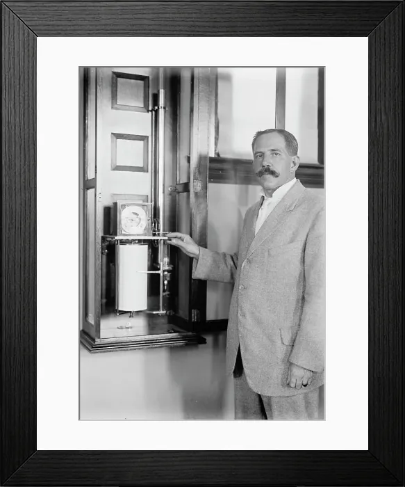 Framed Print : Charles Frederick Marvin, Chief, Weather Bureau, 1913. Creator: Harris & Ewing. Charles Frederick Marvin, Chief, Weather Bureau, 1913. Creator: Harris & Ewing Framed Print : Charles Frederick Marvin, Chief, Weather Bureau, 1913. Creator: Harris & Ewing. Charles Frederick Marvin, Chief, Weather Bureau, 1913. Creator: Harris & Ewing