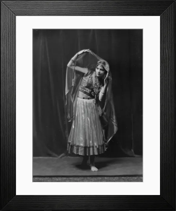 Framed Print : Roshanara, portrait photograph, 1917 Mar. 23. Creator: Arnold Genthe Framed Print : Roshanara, portrait photograph, 1917 Mar. 23. Creator: Arnold Genthe